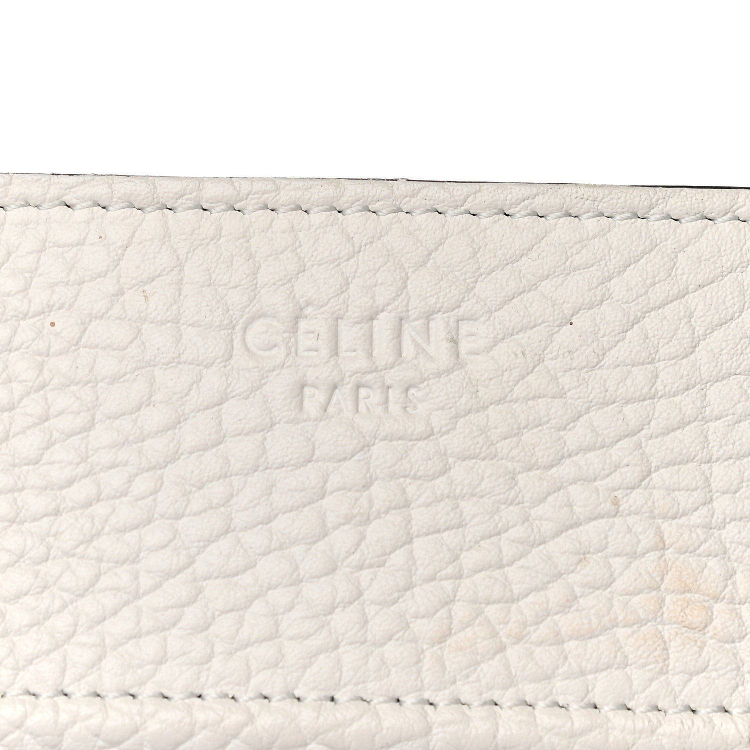 Celine Bullhide Medium Phantom Luggage White 6 of 15