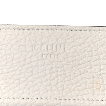 Celine Bullhide Medium Phantom Luggage White 6 of 15
