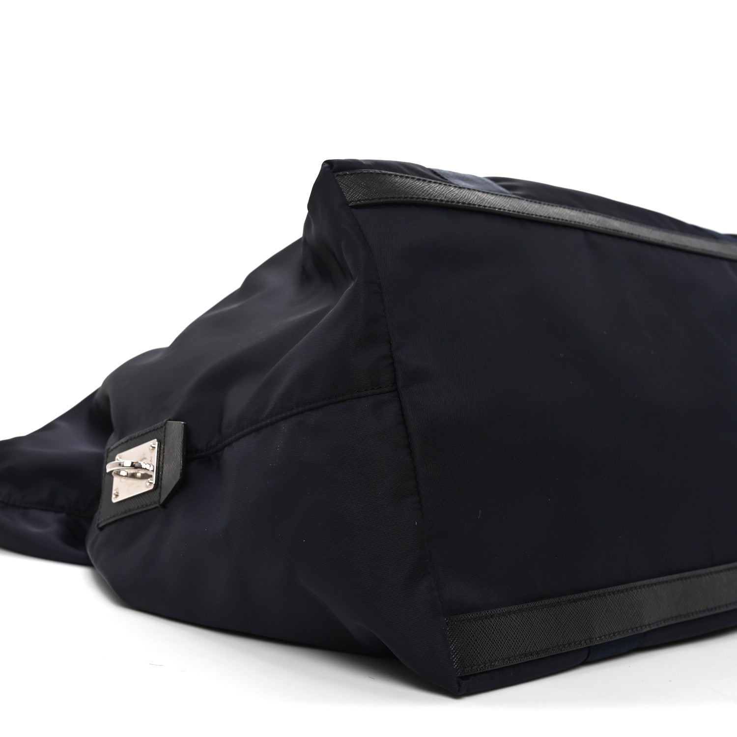 Prada Re-Nylon Saffiano Duffle Bag Navy 15 of 17