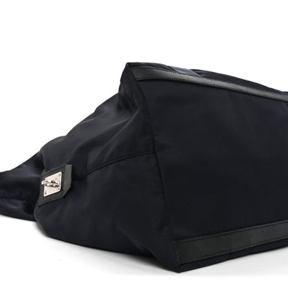 Prada Re-Nylon Saffiano Duffle Bag Navy 15 of 17