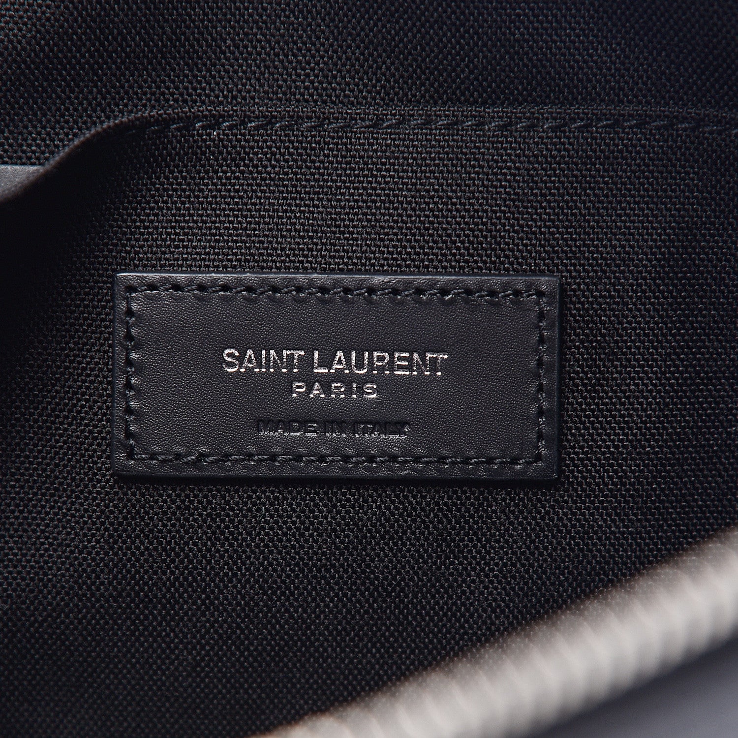 Saint Laurent Calfskin City Belt Bag Black 5 of 9