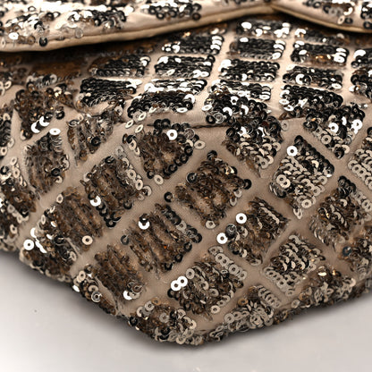 Chanel Sequin Quilted Medium Single Flap Gold 8 of 10