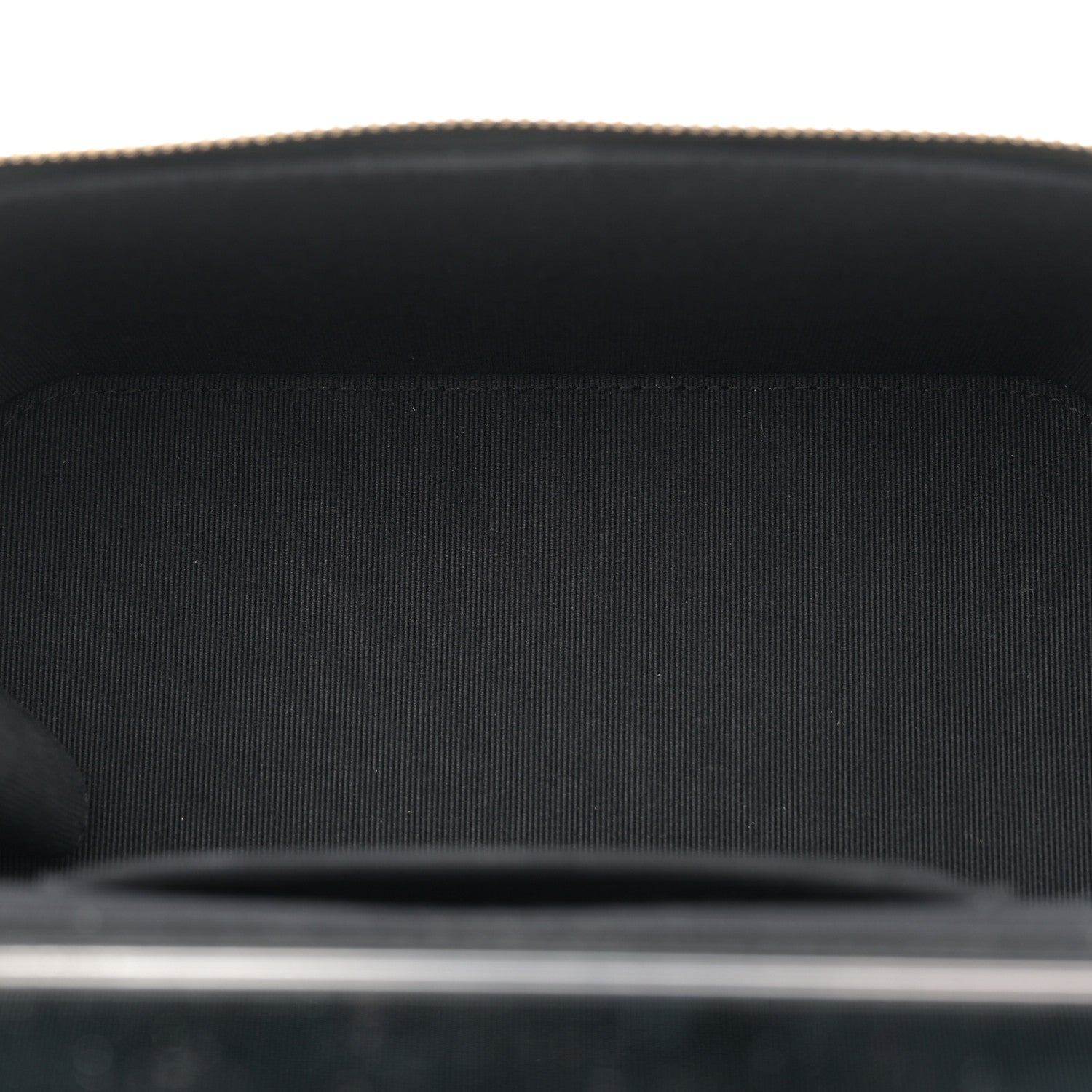 Chanel Lambskin Quilted Small Top Handle Vanity Case With Chain Black 5 of 12