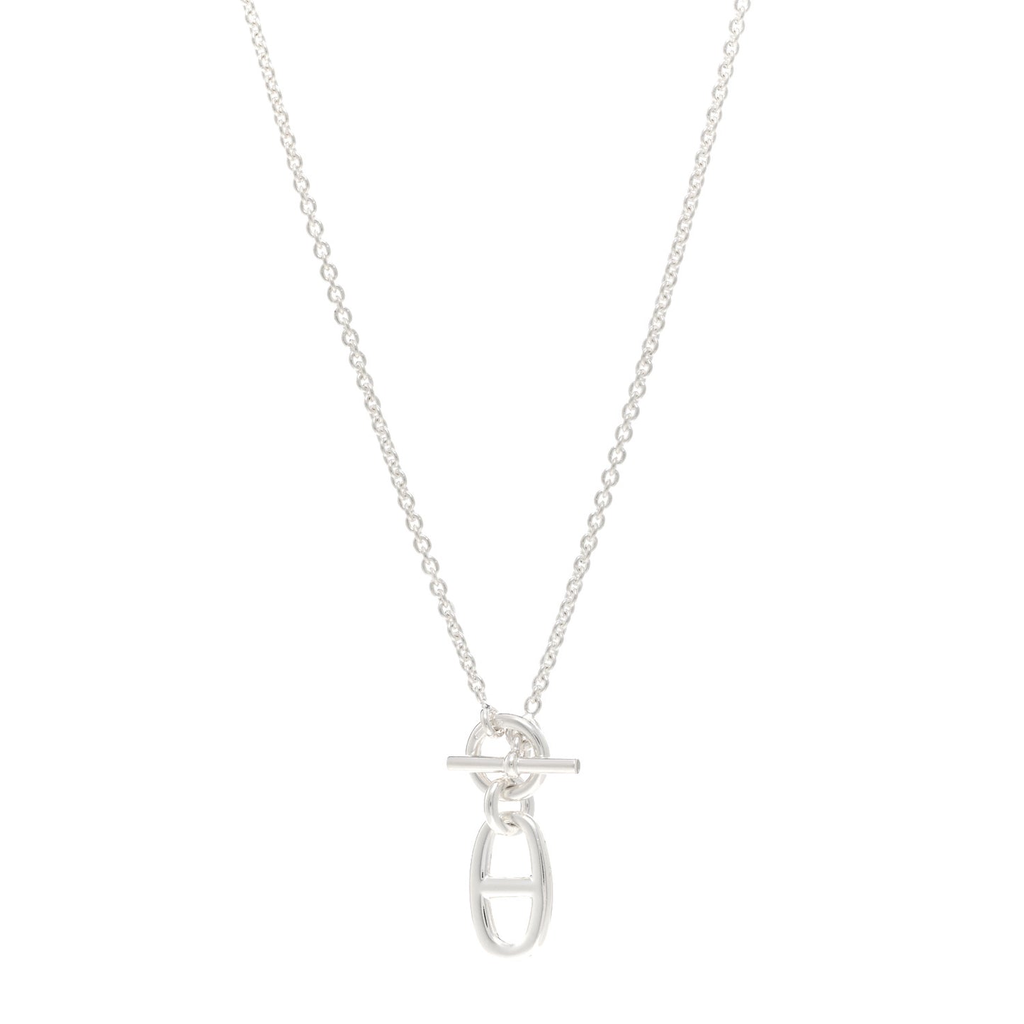 Sterling Silver Amulette Chaine d'Ancre Necklace
