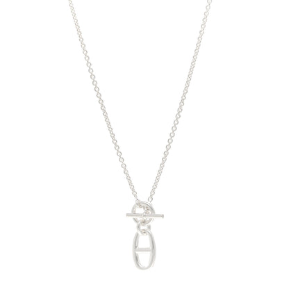 Hermes Sterling Silver Amulette Chaine d'Ancre Necklace 1 of 5