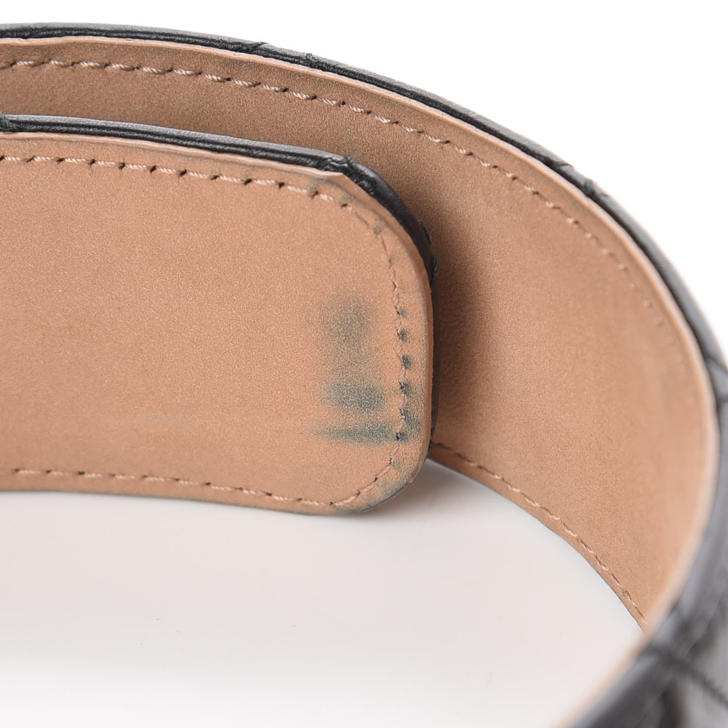 Chanel Aged Calfskin Quilted Reissue Belt 75 30 Black 9 of 10