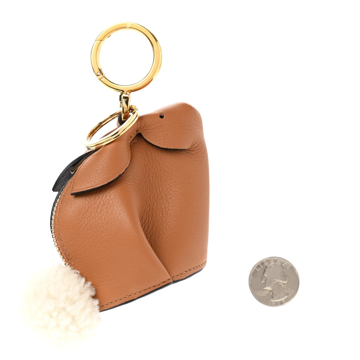 Loewe Calfskin Bunny Charm Light Caramel 2 of 5
