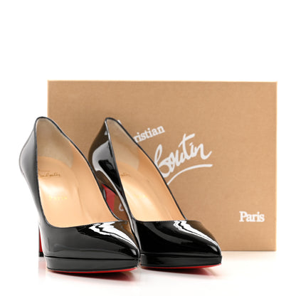 Christian Louboutin Patent Pigalle Plato 100 Pumps 41 Black 8 of 8