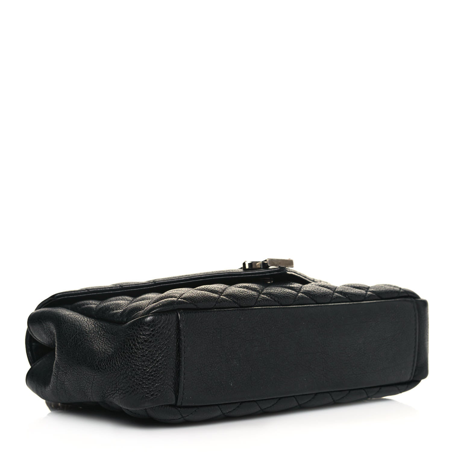 Saint Laurent Sheepskin Tri-Quilt Monogram Medium College Bag Black 4 of 20