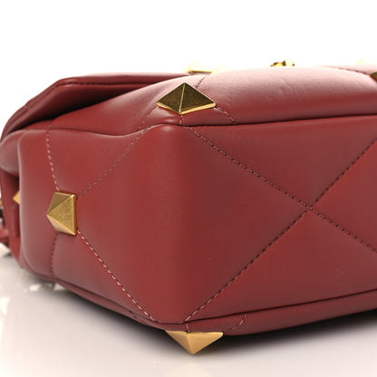 Valentino Garavani Nappa Large Roman Stud Shoulder Bag Gingerbread 6 of 7