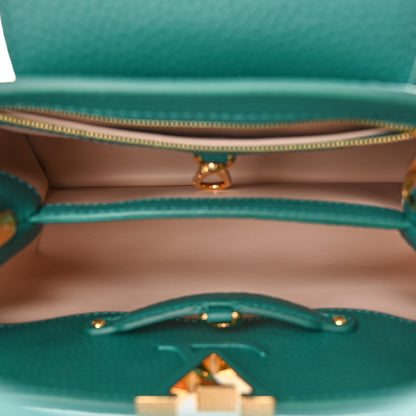 Louis Vuitton Taurillon Capucines BB Green 5 of 13