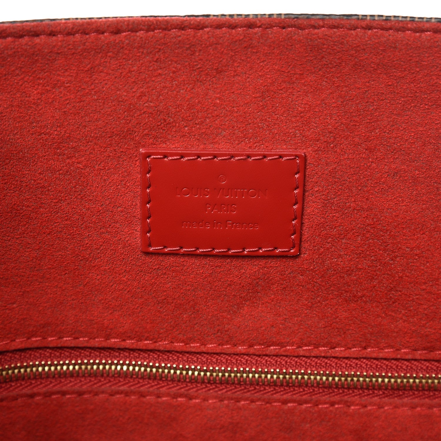 Louis Vuitton Damier Ebene Caissa Hobo Cherry 6 of 9