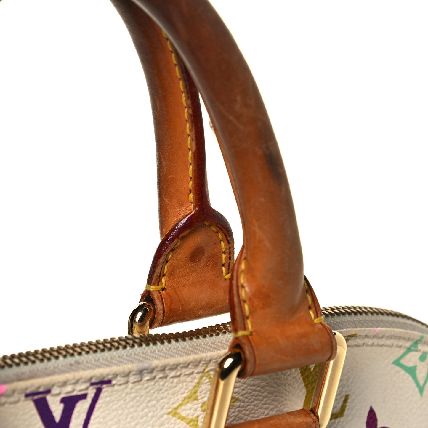 Monogram Multicolor Alma PM White