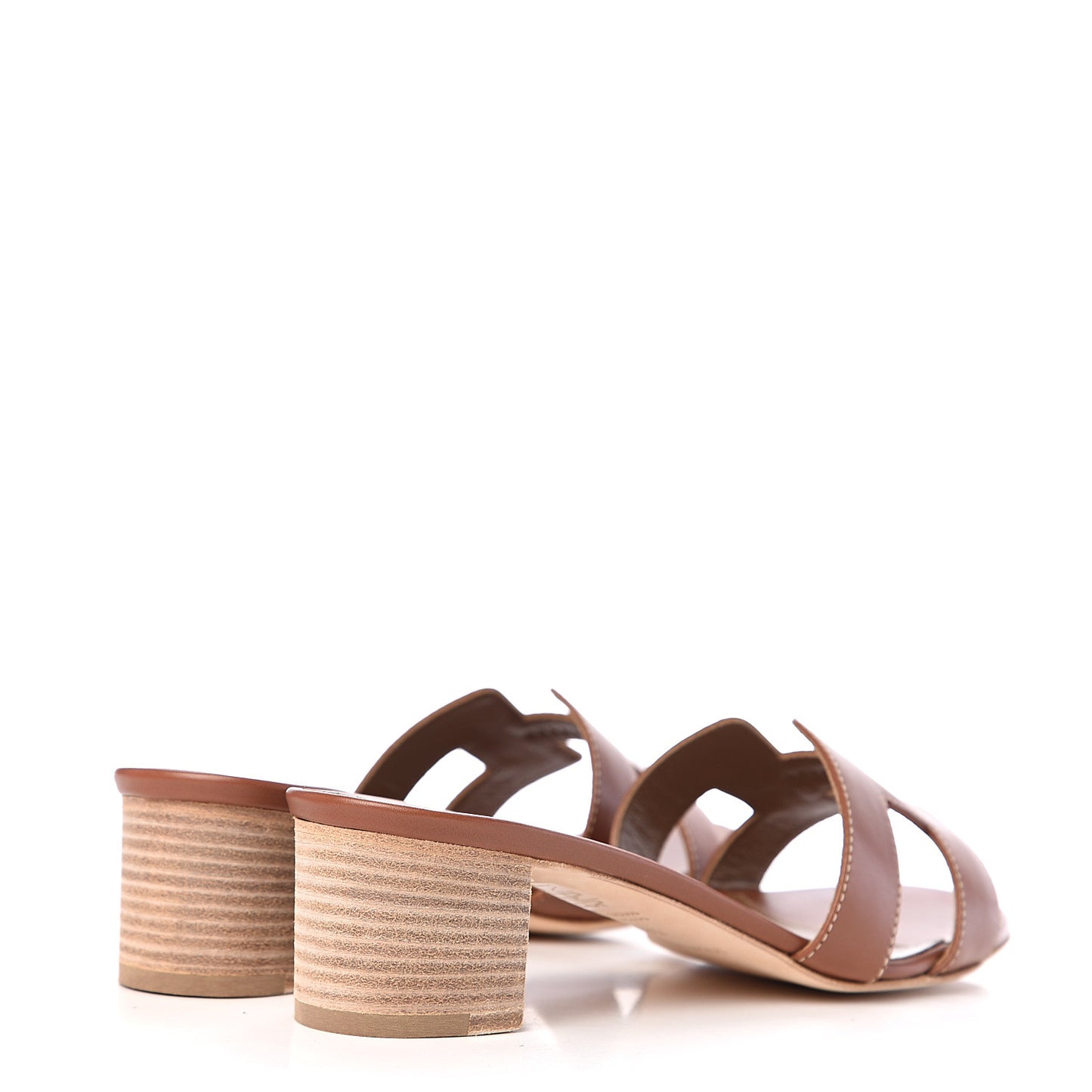 Calfskin Oasis Sandals 38.5 Gold