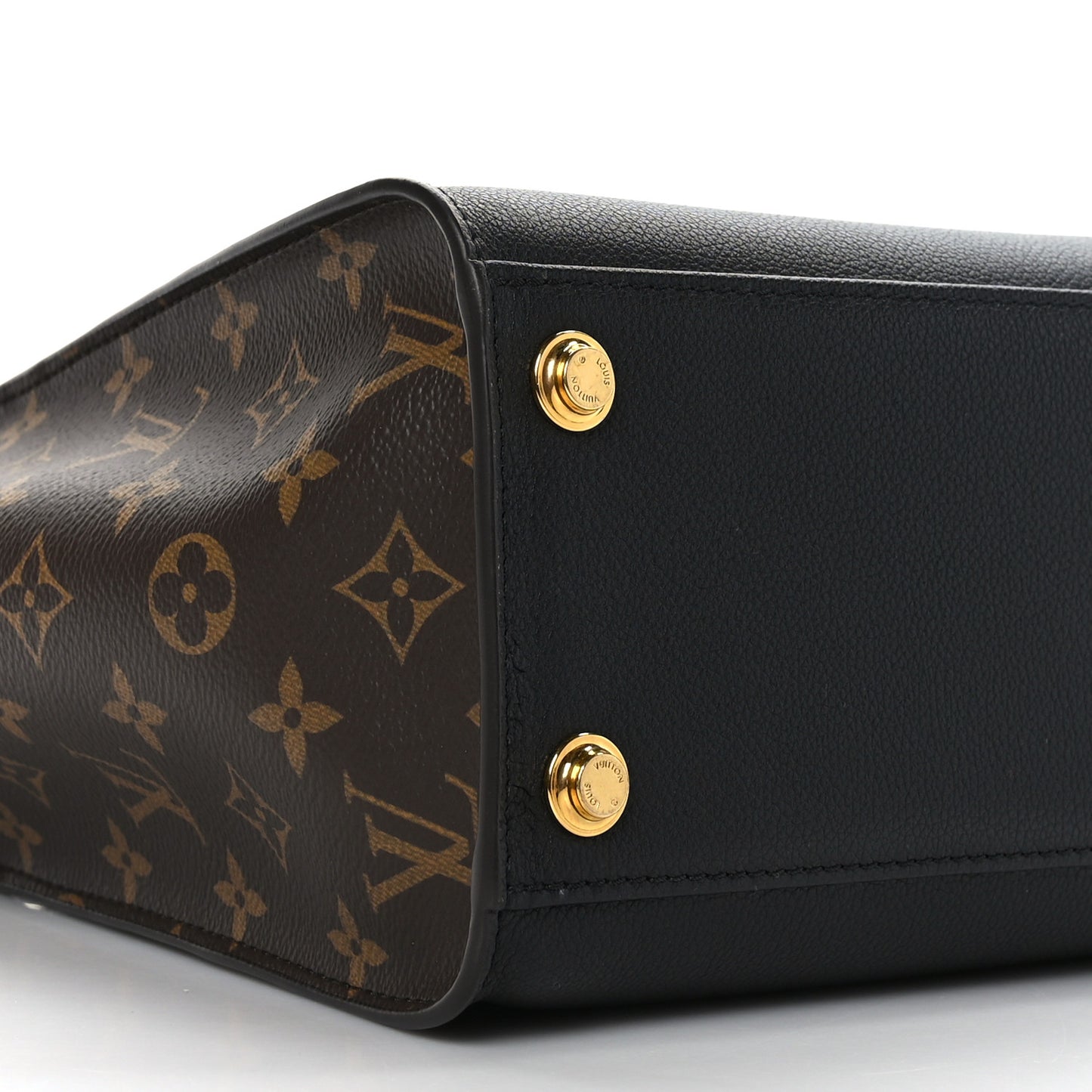 Calfskin Monogram On My Side Black