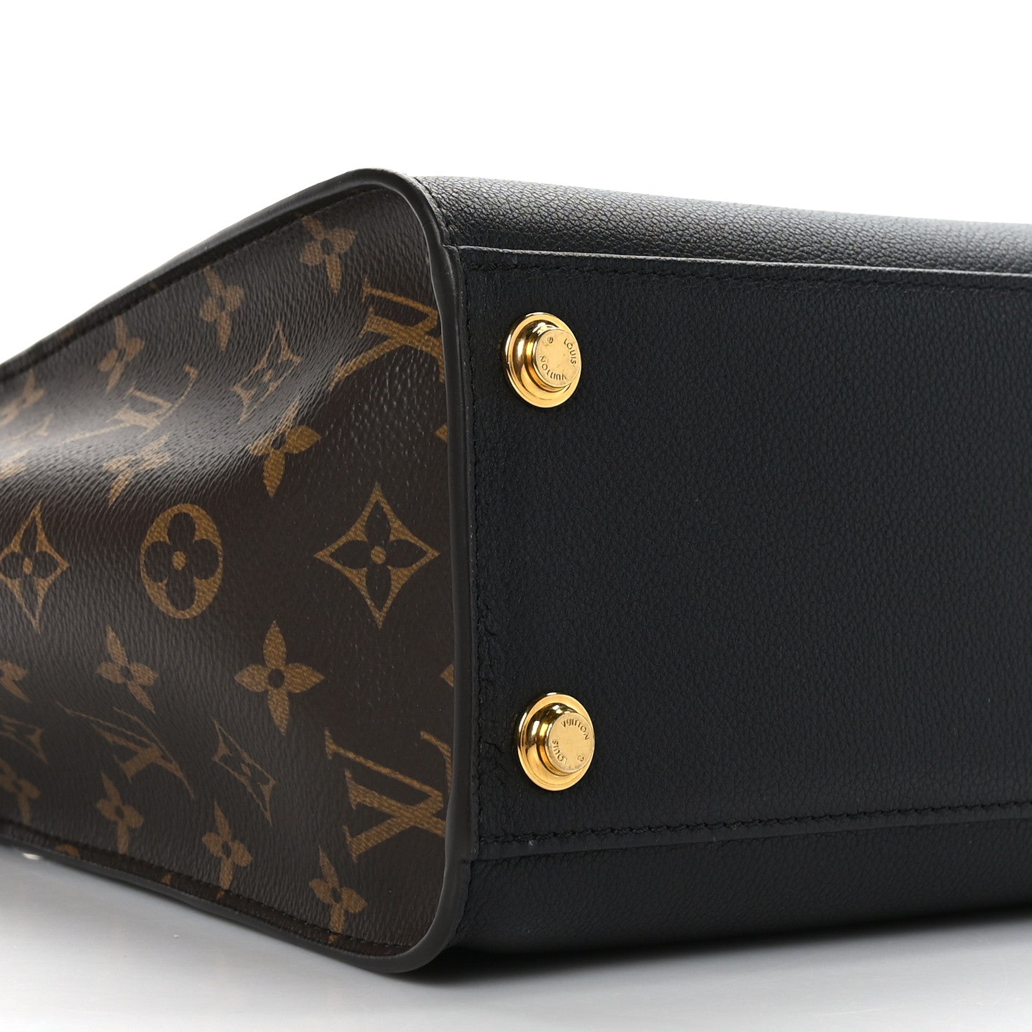 Louis Vuitton Calfskin Monogram On My Side Black 7 of 8