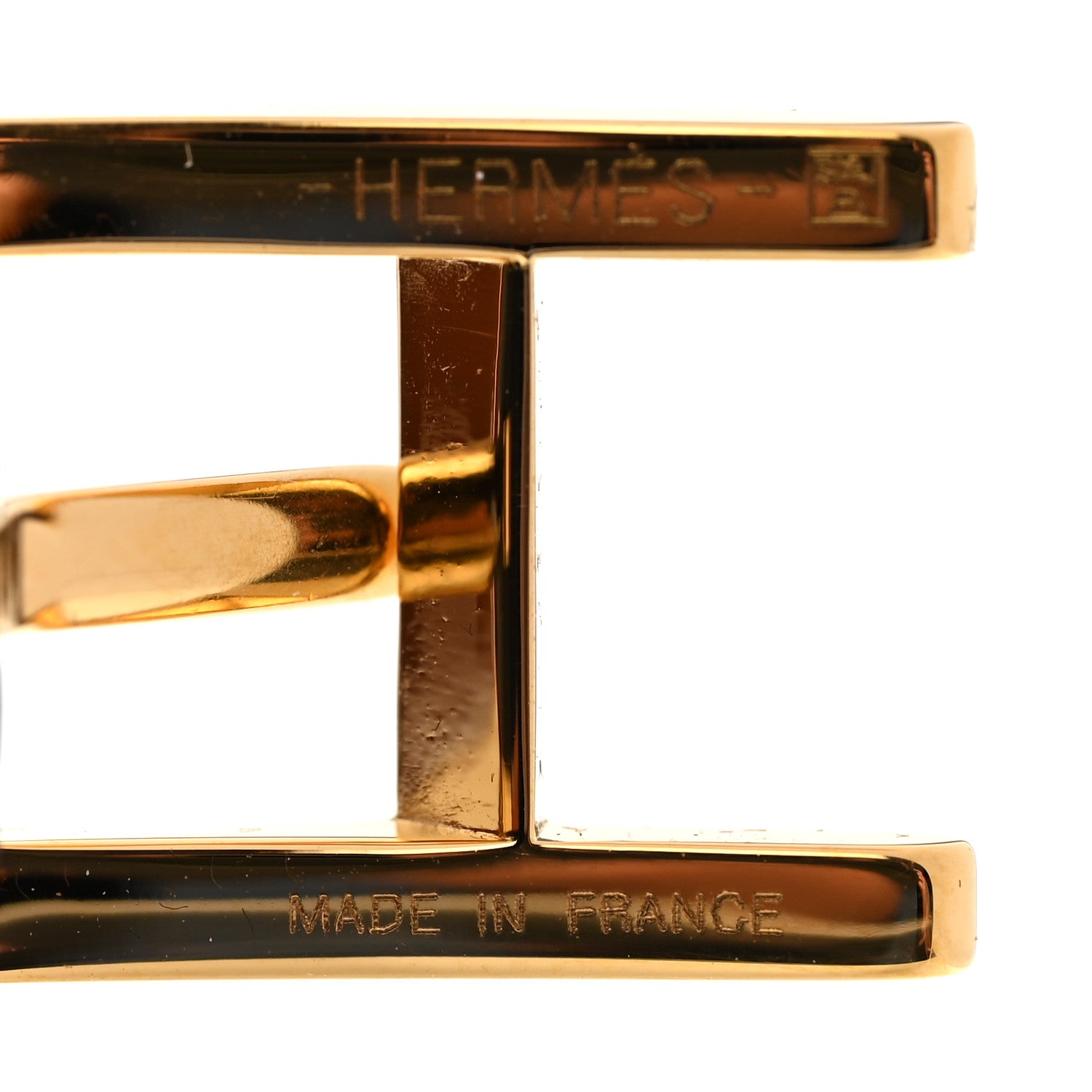 Hermes Chamonix Tadelakt Behapi Double Tour Reversible Bracelet T1 Black Fauve 4 of 5