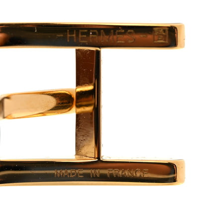 Hermes Chamonix Tadelakt Behapi Double Tour Reversible Bracelet T1 Black Fauve 4 of 5