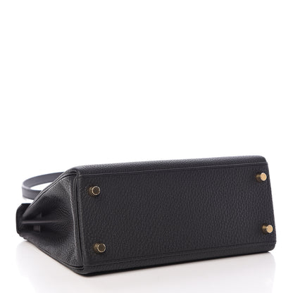Hermes Togo Kelly Retourne 25 Black 6 of 40