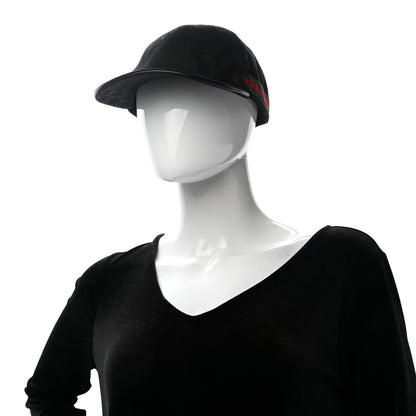 Gucci Monogram Web Baseball Hat L Black 4 of 19