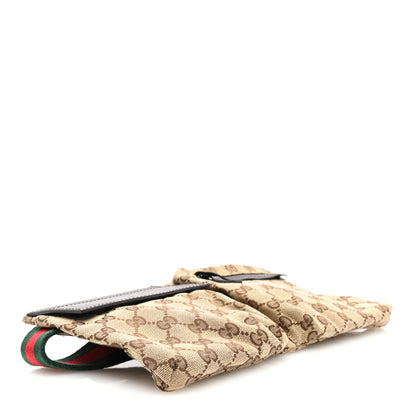 Gucci Monogram Web Belt Bag Dark Brown 4 of 10