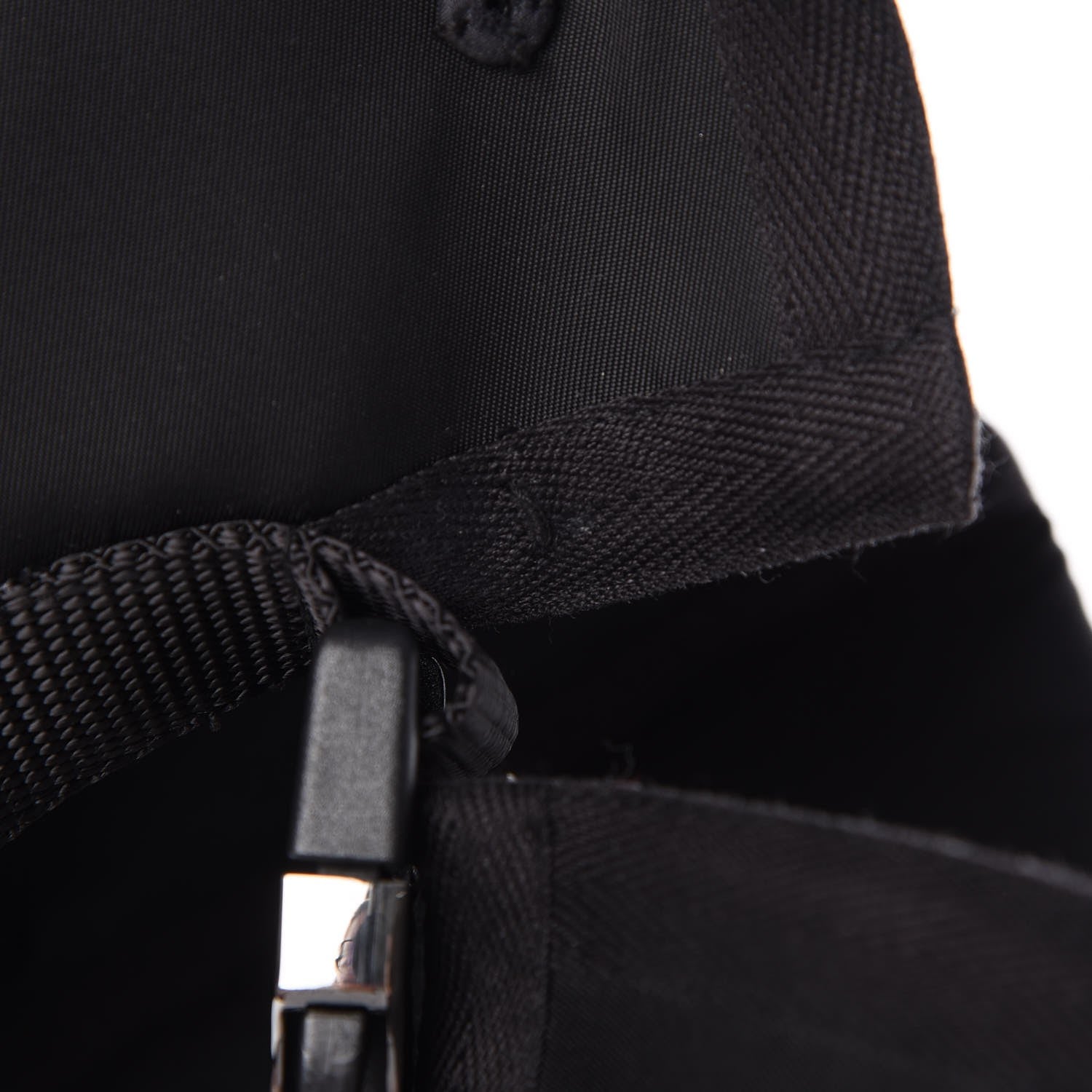 Prada Tessuto Nylon Peplum Belt Nero Black 13 of 13