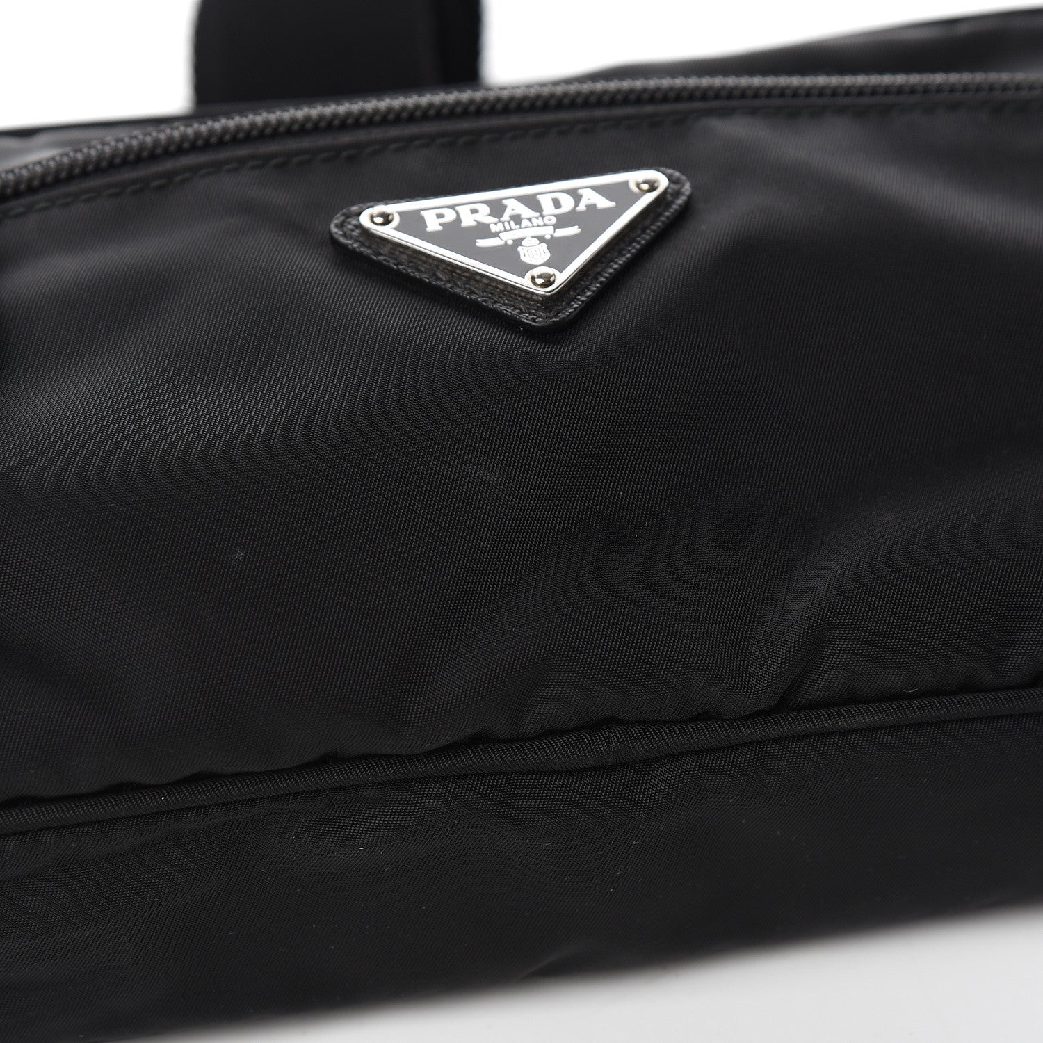 Prada Tessuto Nylon Belt Bag Black 9 of 10