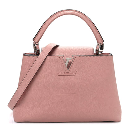 Louis Vuitton Taurillon Capucines PM Magnolia 1 of 10