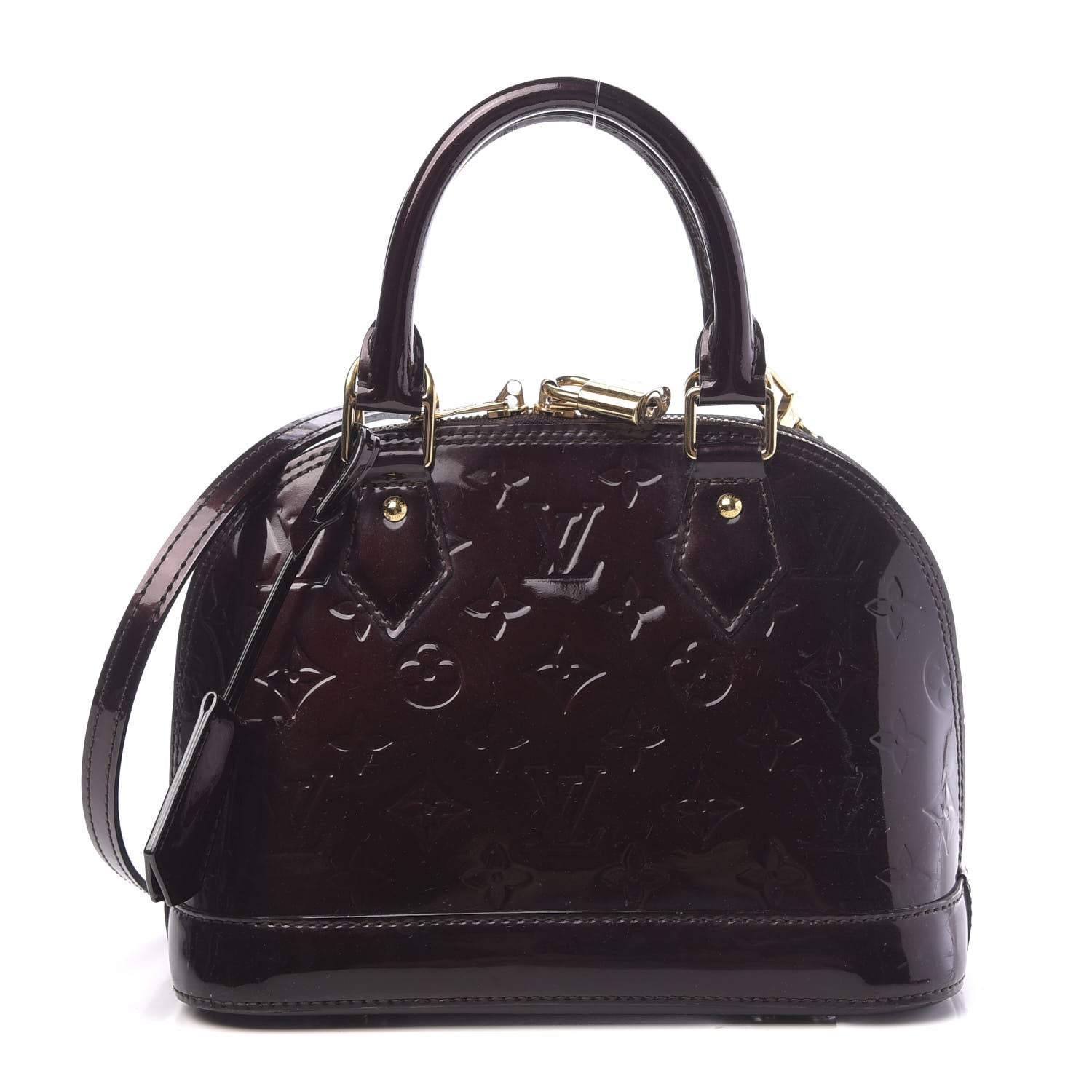 Louis Vuitton Vernis Alma BB Amarante 1 of 9