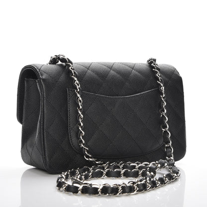 Chanel Caviar Quilted Mini Rectangular Flap Black 3 of 8