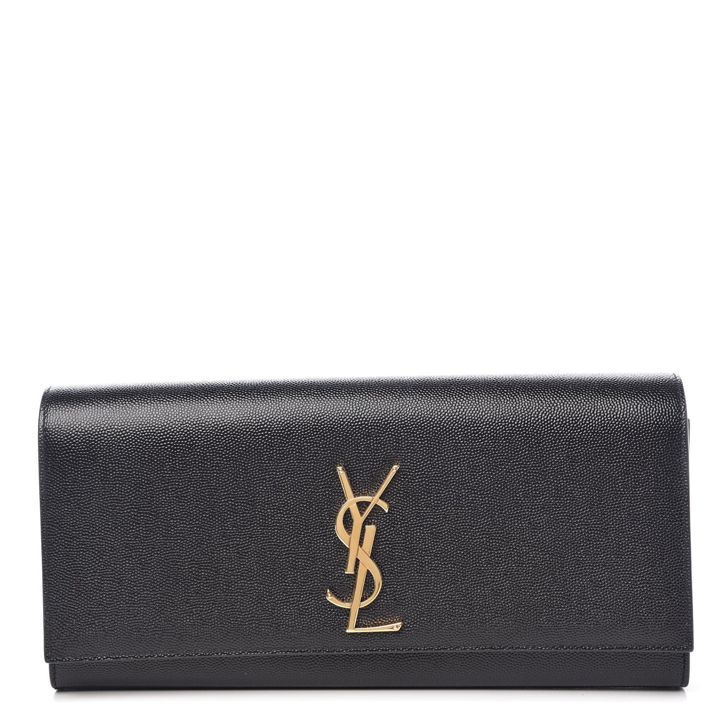 Grain De Poudre Monogram Cassandre Clutch Black