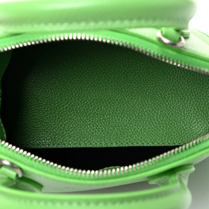 Balenciaga Grained Calfskin XXS Ville Top Handle Bag Light Green Fuchsia 11 of 20