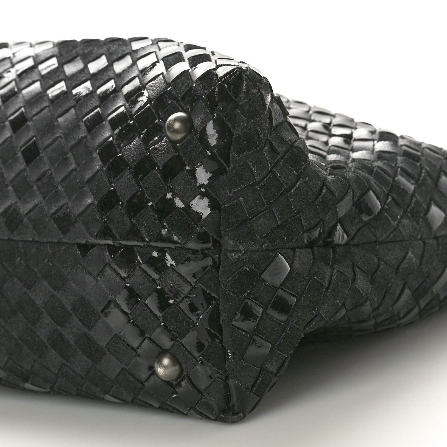Bottega Veneta Intrecciato Rugiada Vintaga Medium Shopper Black 10 of 11