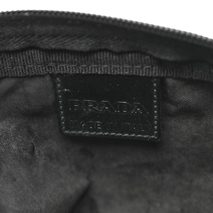 Prada Tessuto Nylon Saffiano Pouch Black 6 of 7
