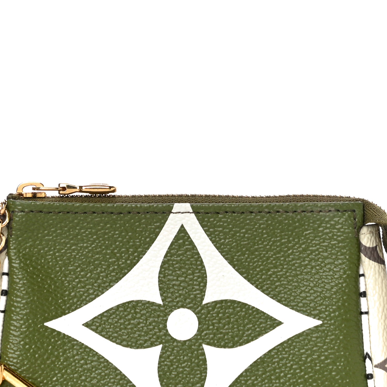 Louis Vuitton Monogram Giant Micro Pochette Accessories Kaki White 7 of 9