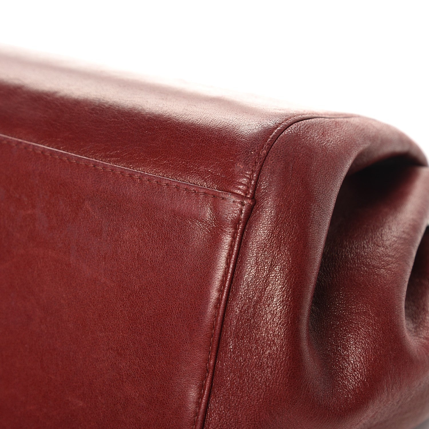 Chanel Lambskin Chocolate Bar Accordion Mademoiselle Flap Red 16 of 17