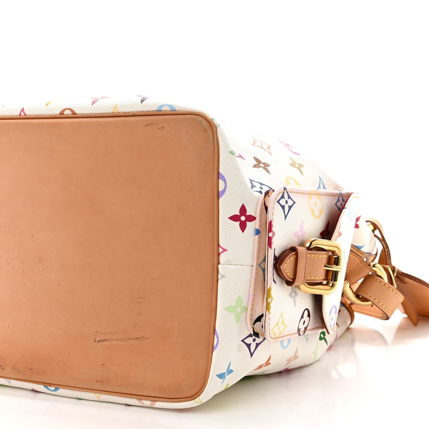 Monogram Multicolor Petit Noe White