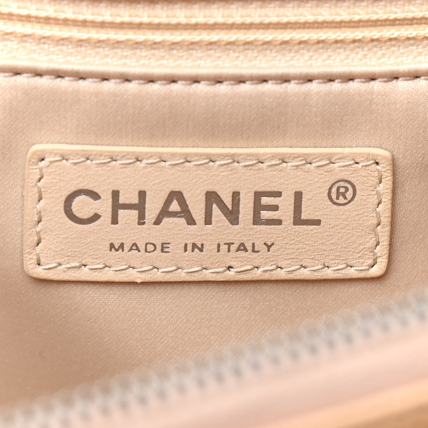 Chanel Caviar Quilted Grand Shopping Tote GST Beige Clair 6 of 11