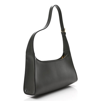 Celine Smooth Calfskin Cuir Triomphe Shoulder Bag Dark Army 3 of 8