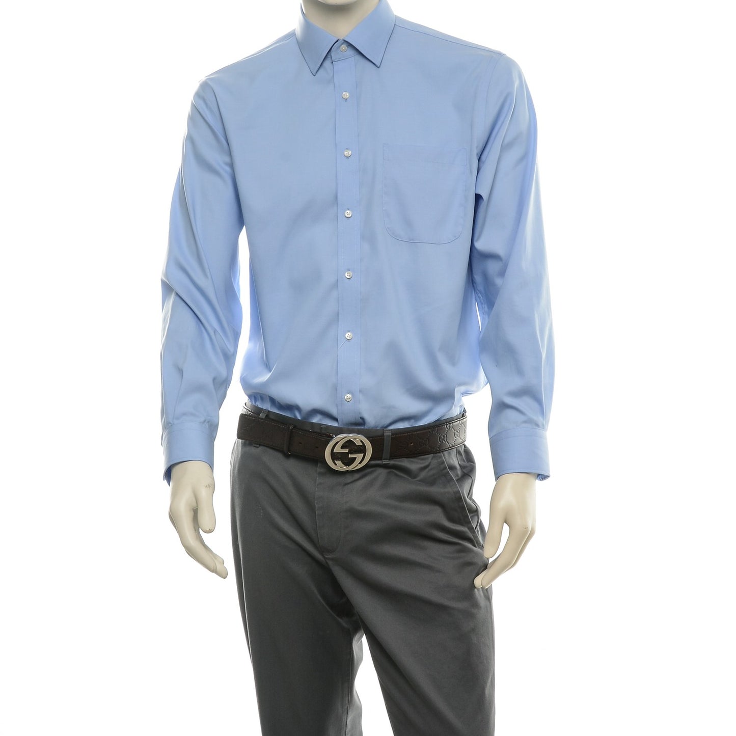 Guccissima Interlocking G Belt 95 38 Chocolate