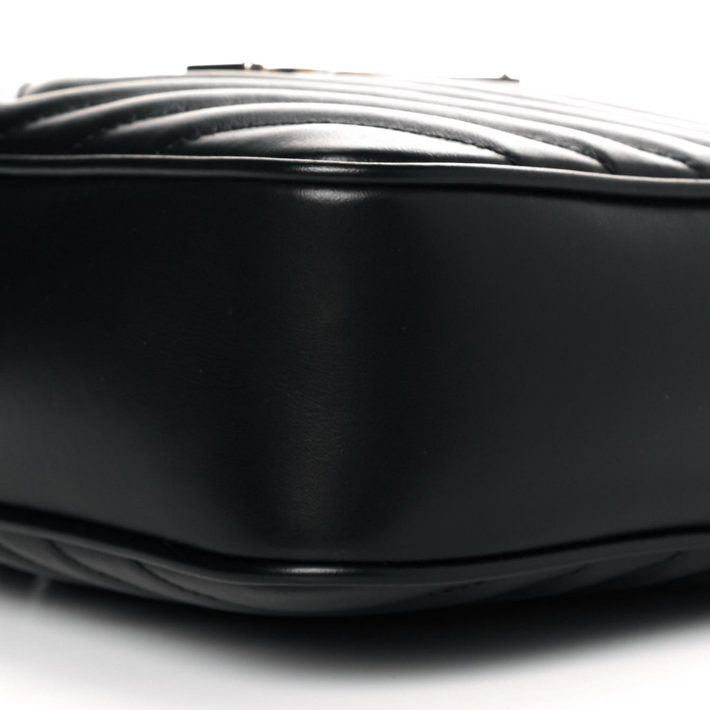 Calfskin Matelasse Monogram Lou Camera Bag Black