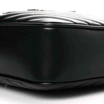 Saint Laurent Calfskin Matelasse Monogram Lou Camera Bag Black 17 of 19