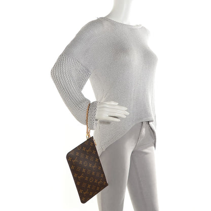 Louis Vuitton Monogram Neverfull MM GM Pochette Rose Ballerine 2 of 8