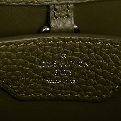 Louis Vuitton Taurillon Capucines BB Khaki 6 of 10