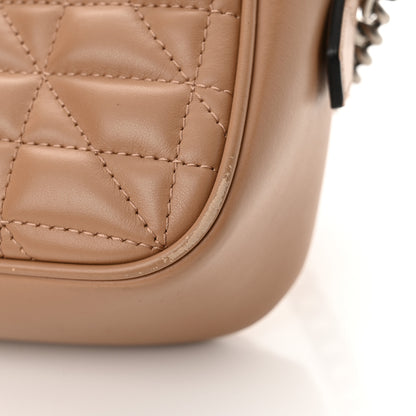 Gucci Calfskin Matelasse Aria Small GG Marmont Chain Shoulder Bag Camelia 11 of 17