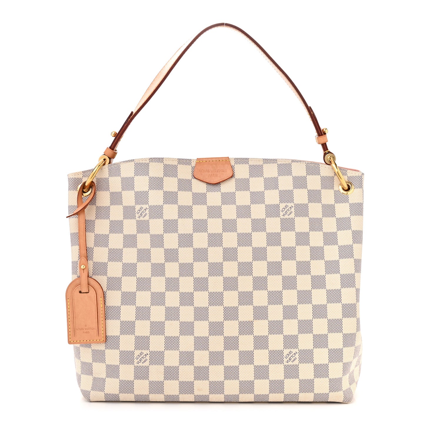 Damier Azur Graceful PM Rose Ballerine