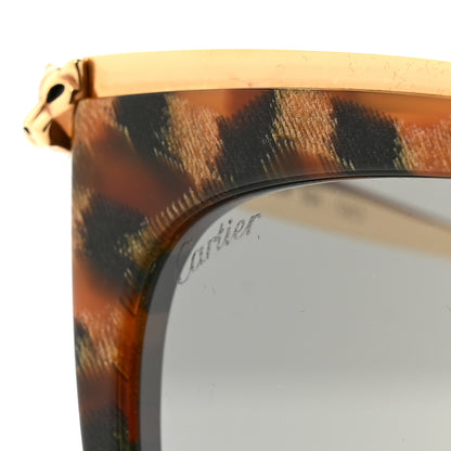 Cartier Acetate Metal Panthere Cartier Sunglasses CT0030SA Tortoise 7 of 8