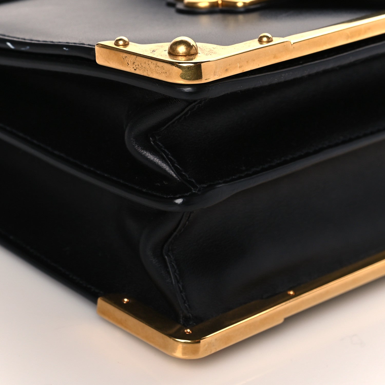 Prada City Calf Saffiano Cahier Bag Black 7 of 8