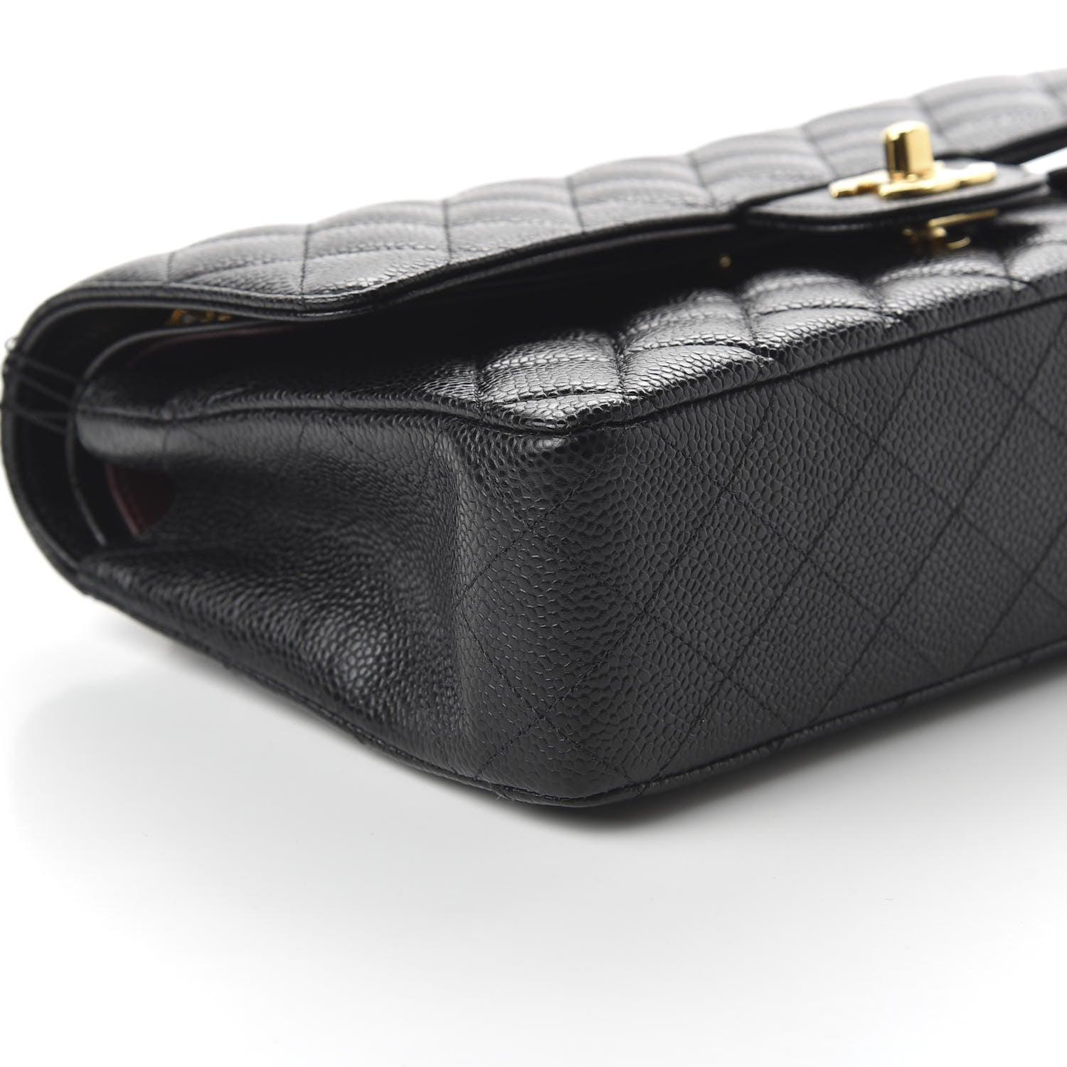 Chanel Caviar Quilted Medium Double Flap Black 6 of 11