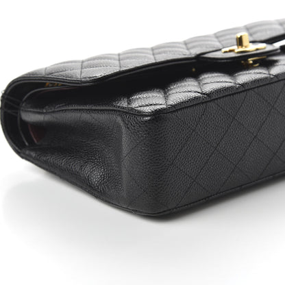 Chanel Caviar Quilted Medium Double Flap Black 6 of 11